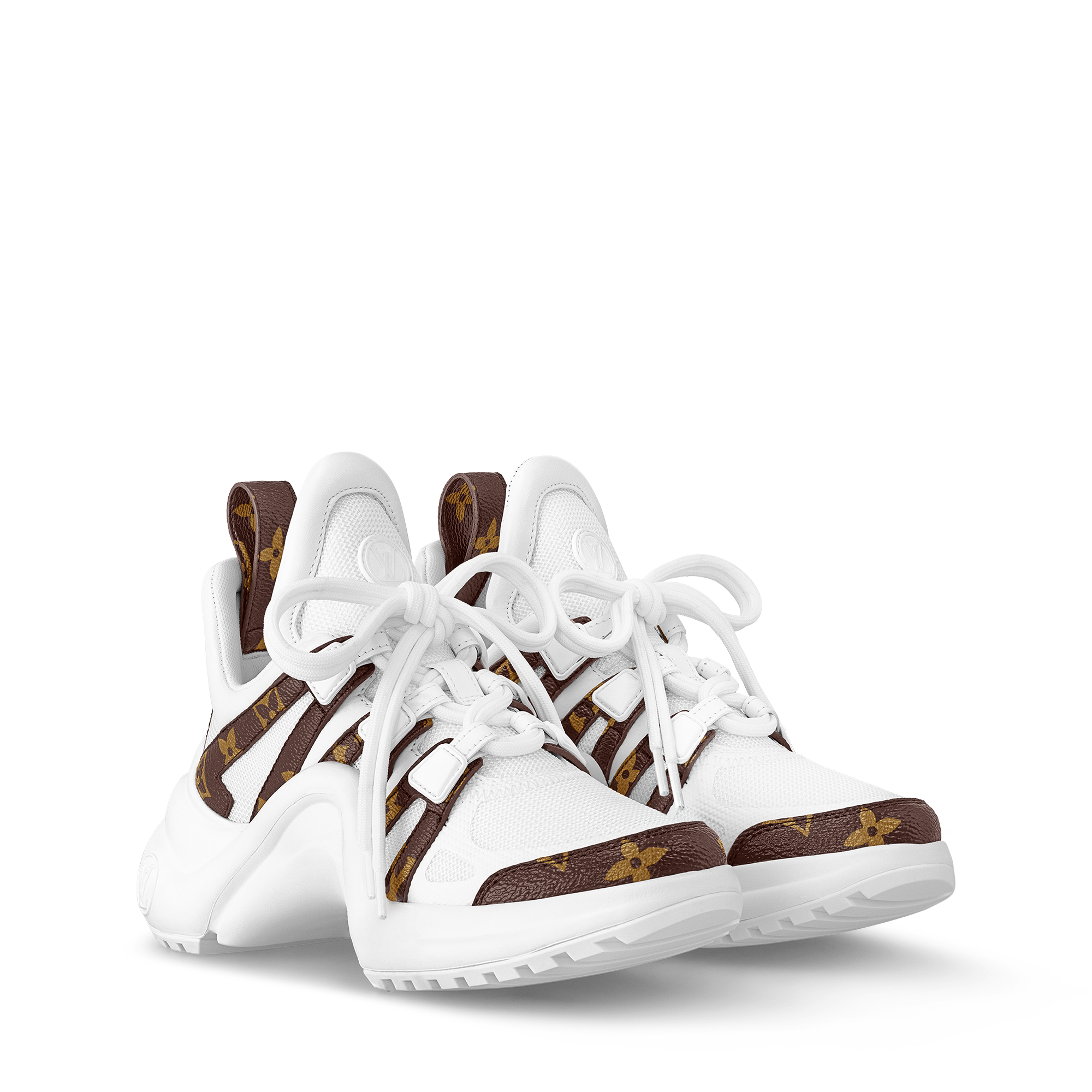 靴 LOUIS VUITTON ARCHILIGHT SNEAKER 35 1/2 LV Archlight 2.0 Platform Sneaker